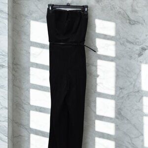 🖤 BLACK HALO 2 Black Structured Jumpsuit – Size 2